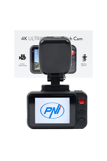 PNI Car DVR camera Voyager S2500 WiFi, 4K UHD, 2 inch screen, cyclic recording, parking monitoring