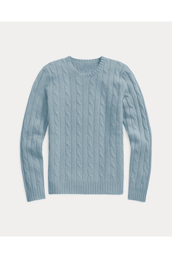TRQOM Pulover de tricotat pentru femei, cu gât rotund, casual, simplu, elegant, albastru bebeluș
