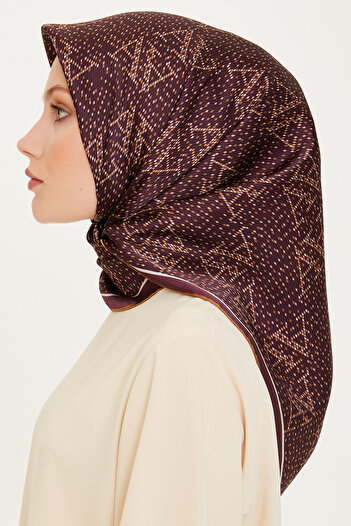 Armine Silk Scarf 9228D (Twi̇ll)-80