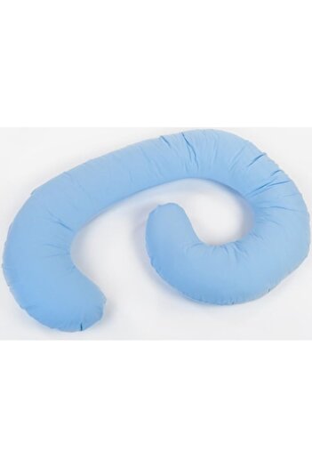 OEM Pregnancy Pillow 3-in-1 in Shape of Number 9 - Light Blue