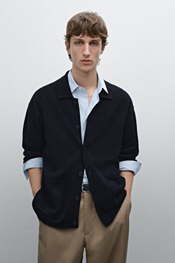 Massimo Dutti Pamuklu triko hırka