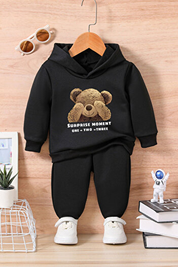 ADABEBEK Premium Playful Bear Printed Bottom Top Baby Set 24308