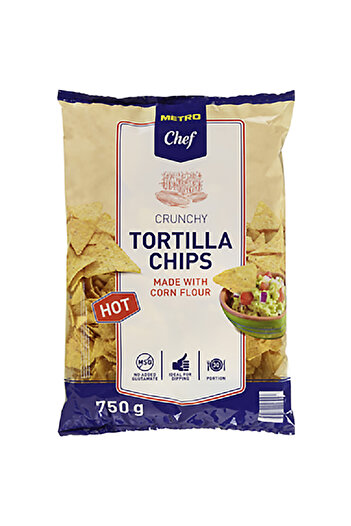 Metro Chef Tortilla chips Picante Metro Chef, 750 g