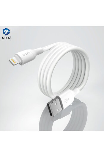 Lito USB to Lightning data cable Lito, 1m, LD06L, white