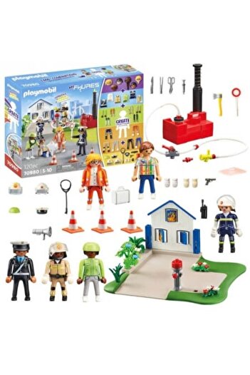Jokomisiada Building set, Rescue Action Figures, 120 pieces