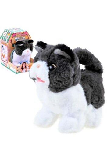 Jokomisiada Interactive toy with movements and sounds, Puppy Dog looking for a mother, Black-White