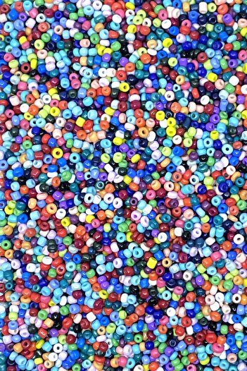 Hobimos 25 Grams 3 mm Mixed Sand Beads - No 8/0 Mixed Sand Beads - Jewelry Beads