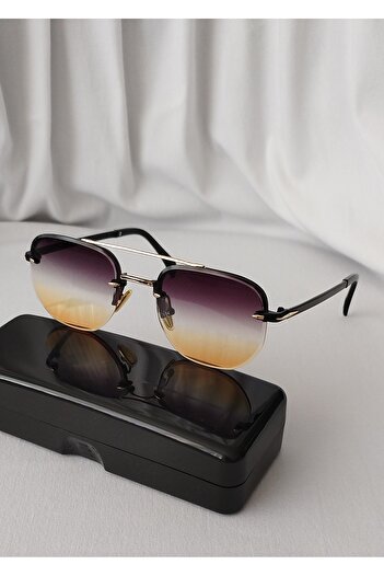 Byc polo Cp186 Davi̇d Bkm New Season Frameless Laser Cut Gradient Unisex Sunglasses.