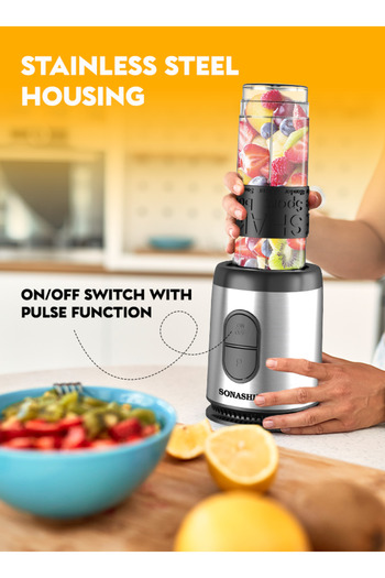 sonashi Portable Sports Blender – 500W, with 570ML & 400ML BPA-Free Sports Bottle SB-184N