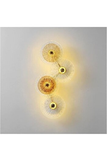 Kardett Modern metal LED wall light, 62 cm, 12W, postmodern design, decorative lighting for the