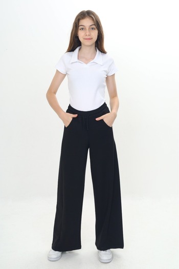 Toontoy Girl's School Back Turned Tracksuit Bottom