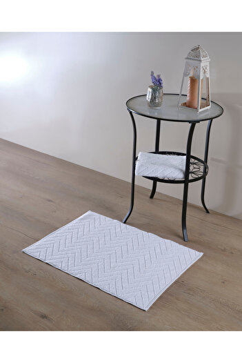 MirCotton Cotton Jacquard Foot Towel 2 Ad. 50X70 Zigzag