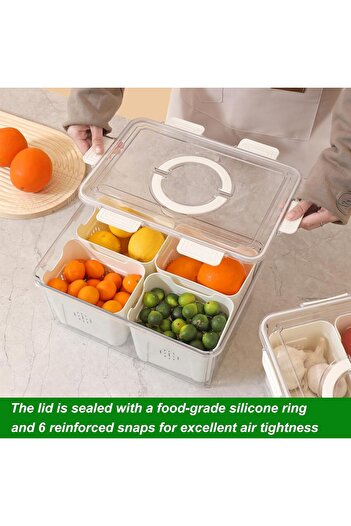 erorex Fruit Vegetable Storage Containers Fridge Refrigerator Organizer, Produce Storage Containers Fridge