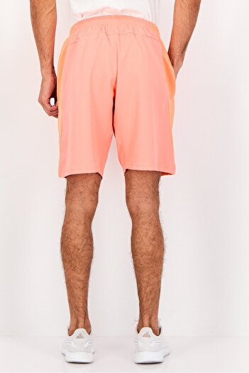 adidas Men Sportswear Fit Drawstring 7 Inseam Training Shorts, Coral