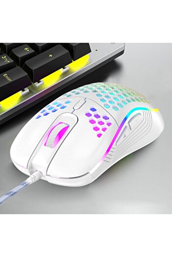 erorex Wired Gaming Mouse ماوس الألعاب Rgb Backlight 6 Buttons Adjustable 7200 Adjustable Dpi Ergonomic