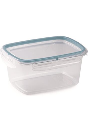 erorex Rectangular Plastic Food Container Set 3 Pieces, 18.4 X 13.8 X 12 Cm Size, 0.6 Liter Capacity