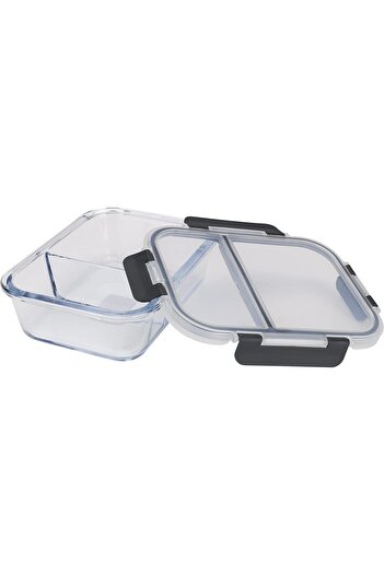 erorex Food Storage Container Rf9215 1000Ml Transparent Glass Food Container Reusable, Airtight Storage