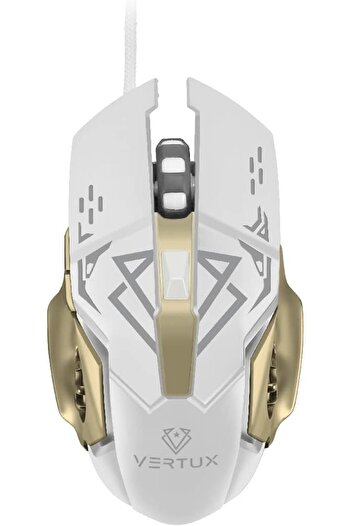 erorex Drago Precision Tracking Ergonomic Gaming Mouse Upto 3200 Dpi White