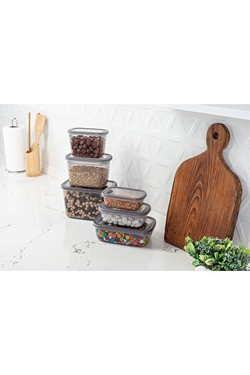 erorex Foly Life Airtight Meal Prep Storage Box 670Ml Locking Lids, Re Usable Plastic Food Storage