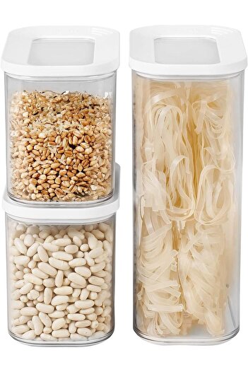 erorex Food Storage Container 3 Piece Set Food Containers Kitchen Container & Organizer Stackable &