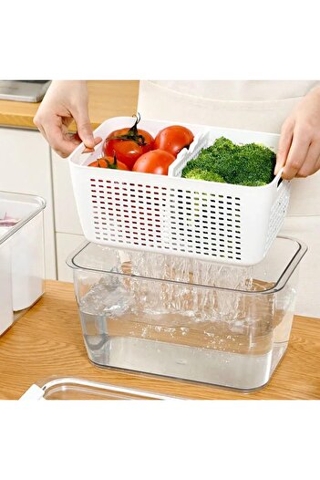 erorex Vegetable Fruit Storage Containers Fridge Organizer Produce Saver Containers Refrigerator Lettuce
