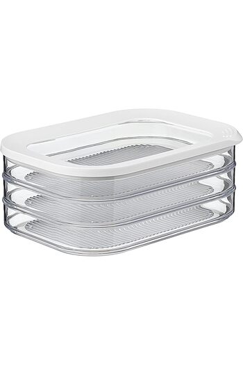 erorex Cold Meat Boxes Fridge 3 Layers Sausage Storage Fridge Lid Suitable Storing Meat Products Fridge