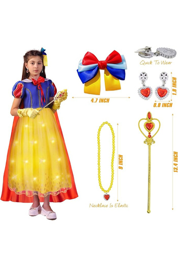 OEM Cinderella princess carnival costume with lights 3-4 YEARS