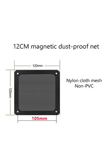 choice2 12cm 1PC/2PCS 8/9/12/14CM PC Chassis Cooling Dust Filter Soft Magnetic Nylon Frame Net Guard Fan Cov