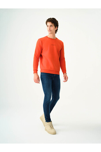 Loft Regular Fit Orange Men's Sweatshirt Lf2034268