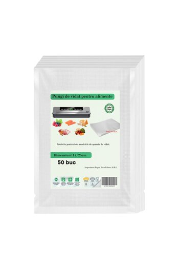 OEMS RAPAZ vacuum food bags, 17 x 25 cm, 50 pieces, BPA-free