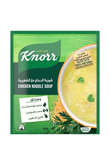 Knorr Soup Chicken Noodle 60 gInstant Soup with Real Chicken Flavor for Quick Tasty Meals
