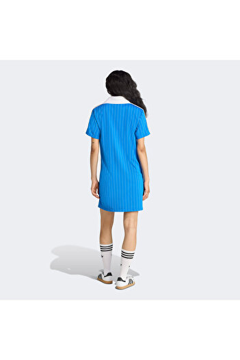 adidas Real Madrid Fc Madrid Icon DrEssential Kadın Mavi Elbise