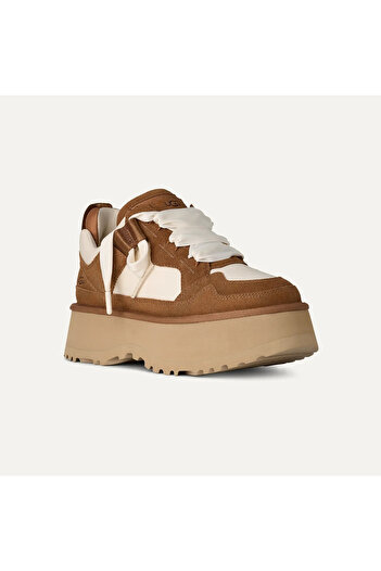 UGG Women's Platform Cushion Sole Suede Detailed Tan Sneaker 1171541-Chestnut