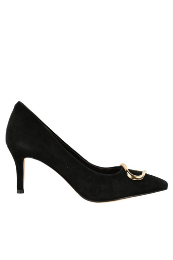 Epica Elegant shoes, women, EPICA, JI50047A black, suede, with heel 39