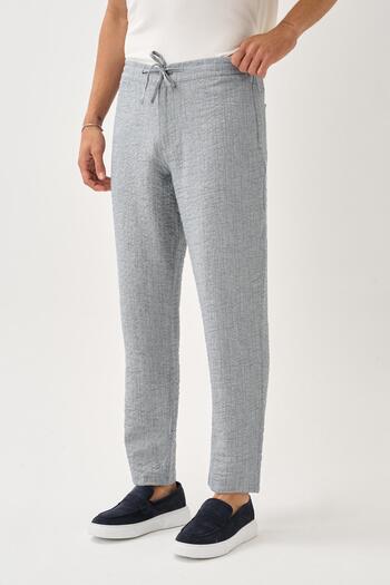 ALEXANDERGARDI Smart Casual Textured Trousers
