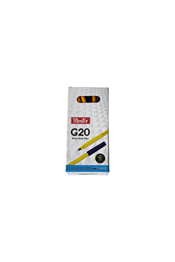 MONTEX G20 ballpoint pen, 0.7 mm, Blue, 50 pcs/box