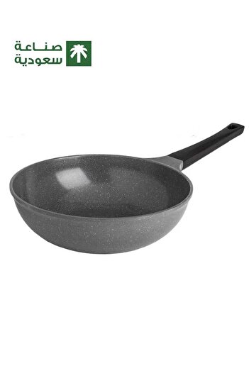 Badraig 28cm Grey Non-Stick Granite Frying Pan