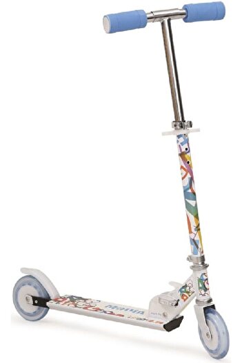 Moni Foldable scooter with non-slip base, adjustable handlebar height 60-82 cm and PU wheels, from 3 years and up