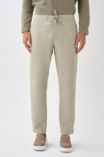 ALEXANDERGARDI Smart Casual Textured Trousers