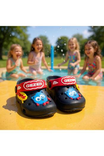 Minamoda Gzr New Season Comfortable Sole Figured Cross Boy Girl Child Slippers