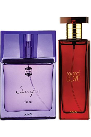 Ajmal Sacrifice Eau de Parfum for Women by with Floral and Musk Scent, 50ml + 2 Free Tester Perfumes