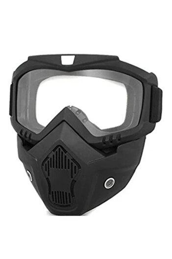 MTS Jet Helmet Mask Transparent