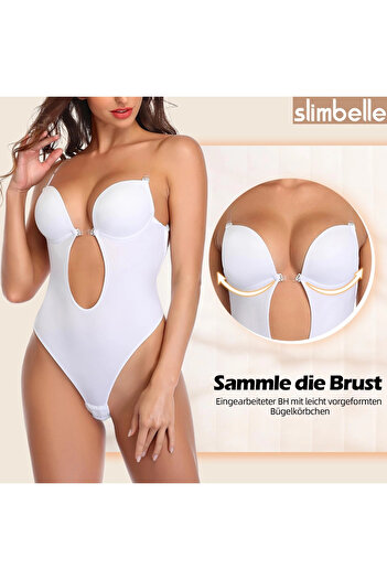 OEM Women's body shaper, White, M