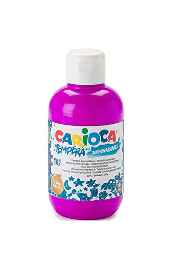 CARIOCA Acuarele Tempera lavabile, Carioca, 250 ml, magenta