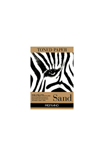 Fabriano Bloc desen Toned Paper Sand, A4, 120g, 50 file, fara spirala