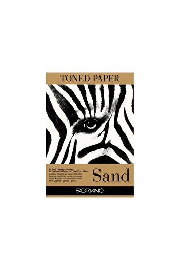 Fabriano Bloc desen Toned Paper Sand, A3, 120g, 50 file, fara spirala
