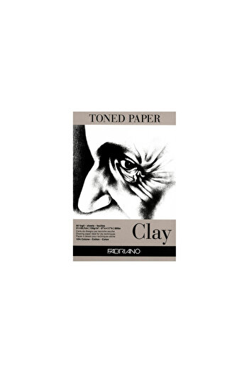 Fabriano Bloc desen Toned Paper Clay, A4, 120g, 50 file, fara spirala