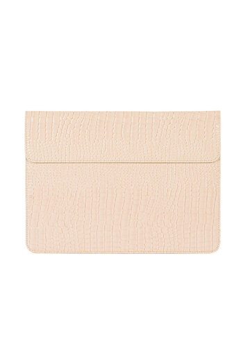 canvasartisan Laptop Case 15"-16" Leather CanvasArtisan, Beige, EL32-P01