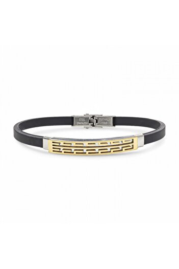 SeyCey.co Patterned Steel Bracelet
