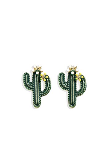 New Obsessions Mini Cactus Earrings